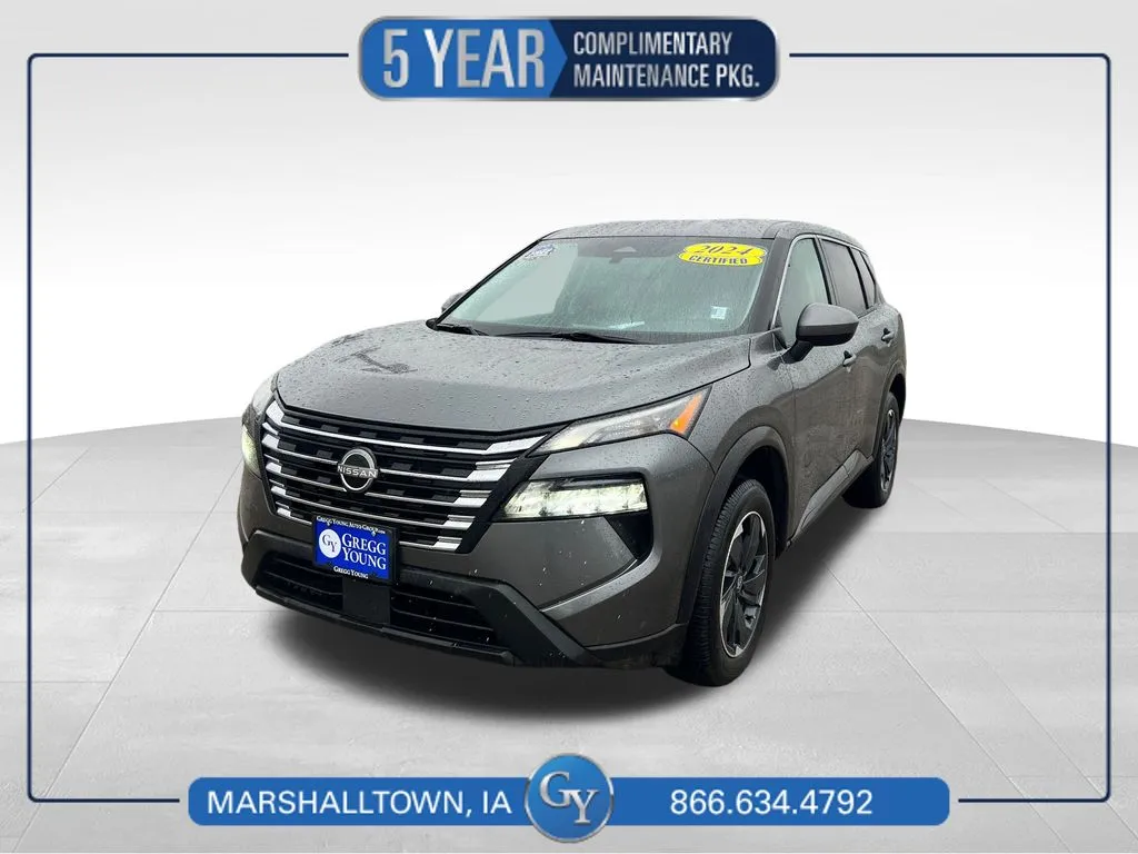 Gray 2024 Nissan Rogue SV for sale in Marshalltown, IA