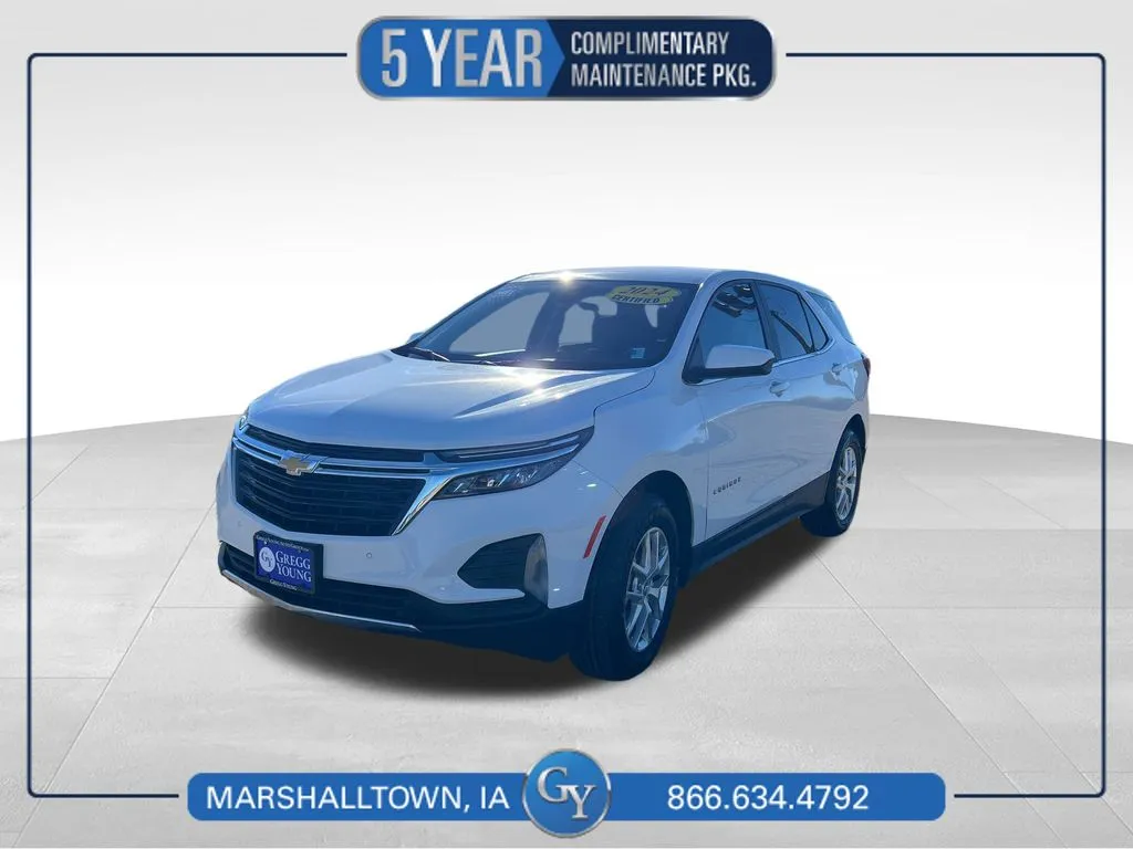 White 2024 Chevrolet Equinox LT for sale in Marshalltown, IA