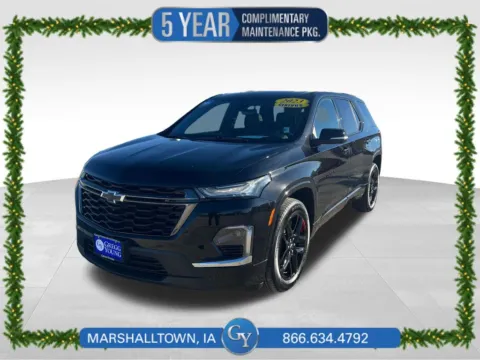 Black 2023 Chevrolet Traverse Premier for sale in Marshalltown, IA