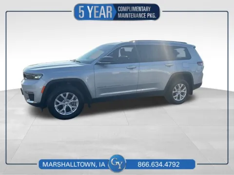 Silver 2022 Jeep Grand Cherokee L Limited for sale in Marshalltown, IA