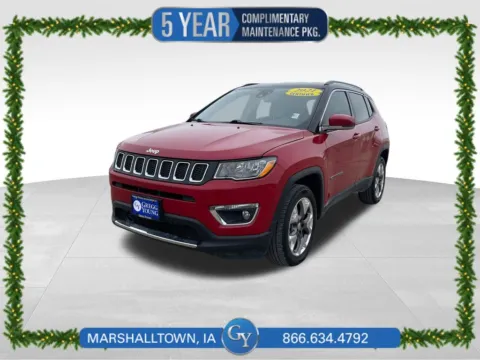 Red 2021 Jeep Compass Limited for sale in Marshalltown, IA