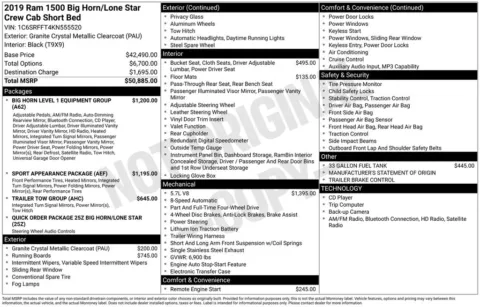 Photos of 2019 Ram 1500 Big Horn/Lone Star for sale in Marshalltown, IA at Gregg Young Chevrolet Marshalltown