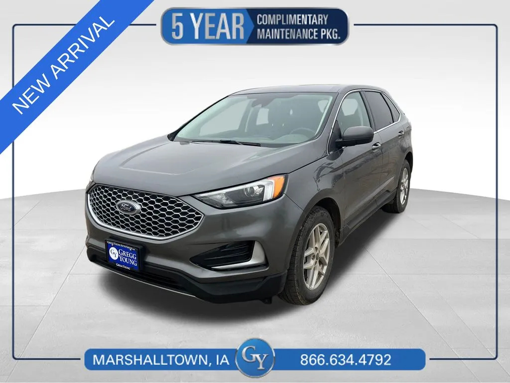 Gray 2024 Ford Edge SEL for sale in Marshalltown, IA