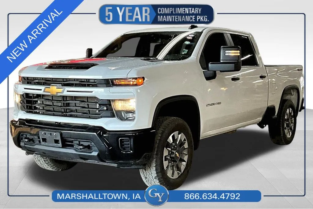 White 2024 Chevrolet Silverado 2500HD Custom for sale in Marshalltown, IA