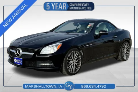 Black 2016 Mercedes-Benz SLK 300 for sale in Marshalltown, IA