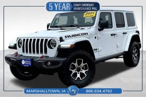 White 2021 Jeep Wrangler Unlimited Rubicon for sale in Marshalltown, IA