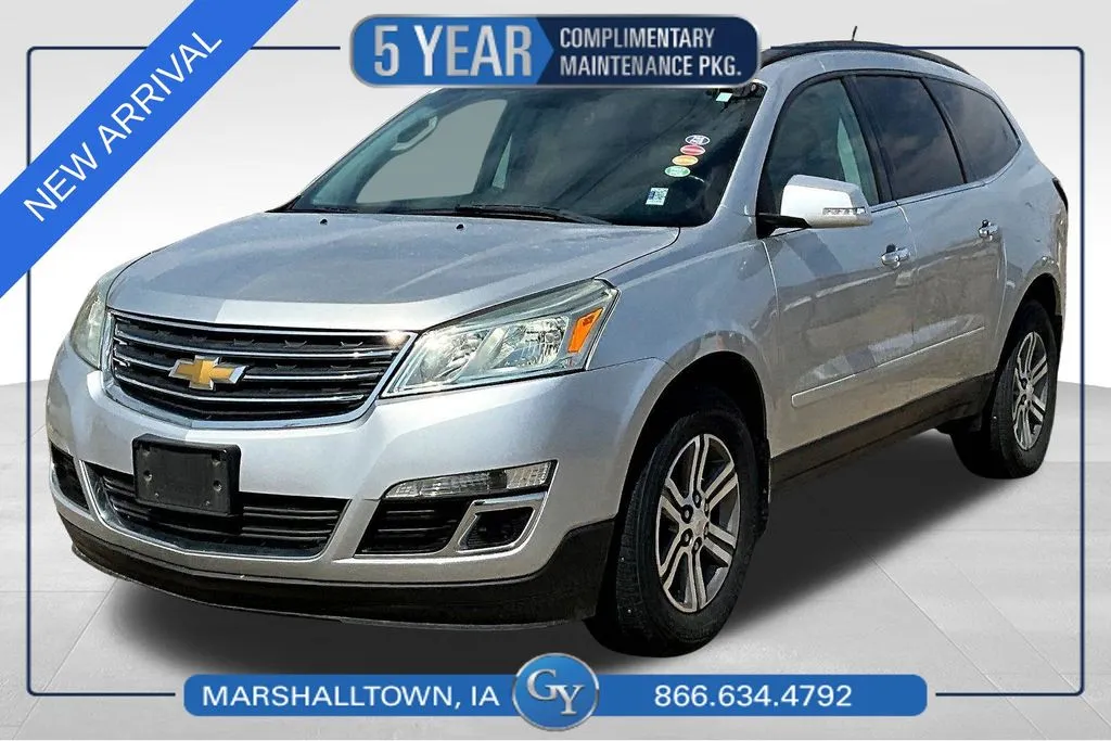 Silver 2015 Chevrolet Traverse 2LT for sale in Marshalltown, IA
