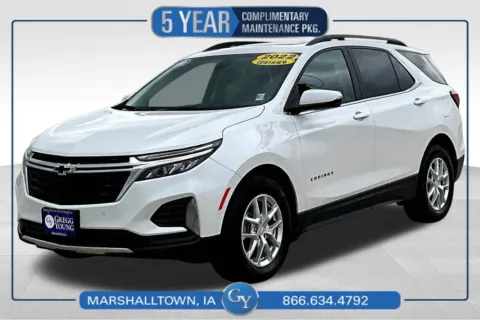 Blue 2022 Chevrolet Equinox LT for sale in Marshalltown, IA