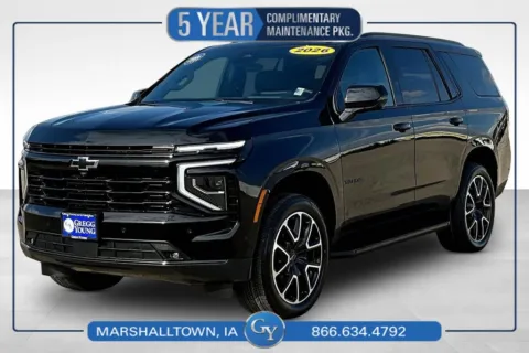 Black 2026 Chevrolet Tahoe RST for sale in Marshalltown, IA