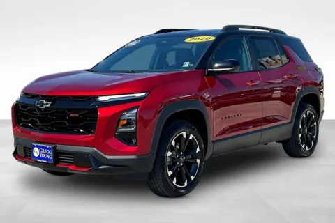 Red 2026 Chevrolet Equinox RS for sale in Marshalltown, IA