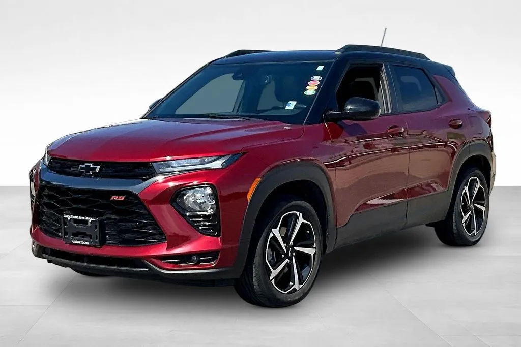 Red 2022 Chevrolet TrailBlazer RS for sale in Marshalltown, IA