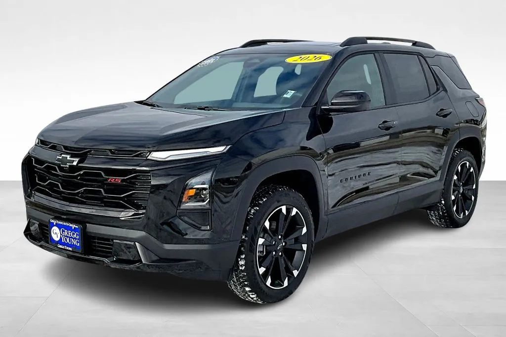 Black 2026 Chevrolet Equinox RS for sale in Marshalltown, IA