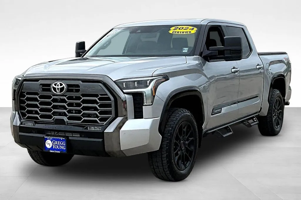 Silver 2024 Toyota Tundra Platinum for sale in Marshalltown, IA