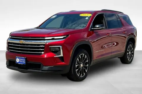 Red 2026 Chevrolet Traverse LT for sale in Marshalltown, IA