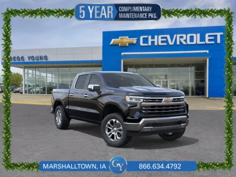 Black 2026 Chevrolet Silverado 1500 LTZ for sale in Marshalltown, IA