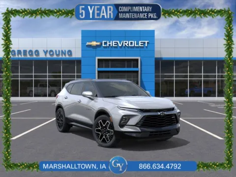 Gray 2025 Chevrolet Blazer RS for sale in Marshalltown, IA