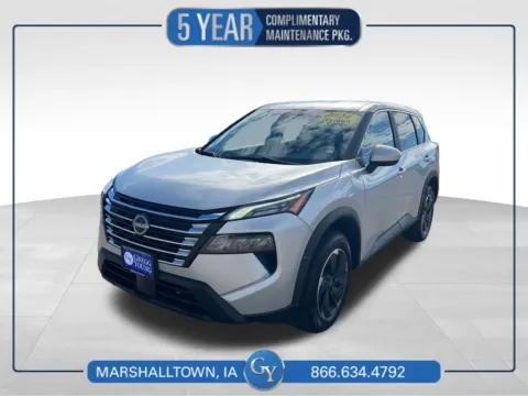Silver 2024 Nissan Rogue SV for sale in Marshalltown, IA