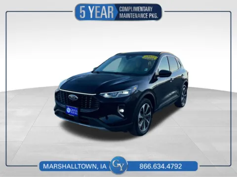 Black 2023 Ford Escape Platinum for sale in Marshalltown, IA