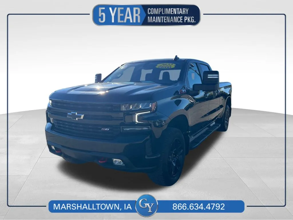 Black 2022 Chevrolet Silverado 1500 LTD LT Trail Boss for sale in Marshalltown, IA