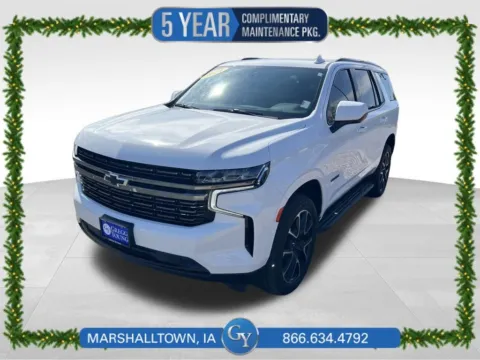 White 2021 Chevrolet Tahoe RST for sale in Marshalltown, IA
