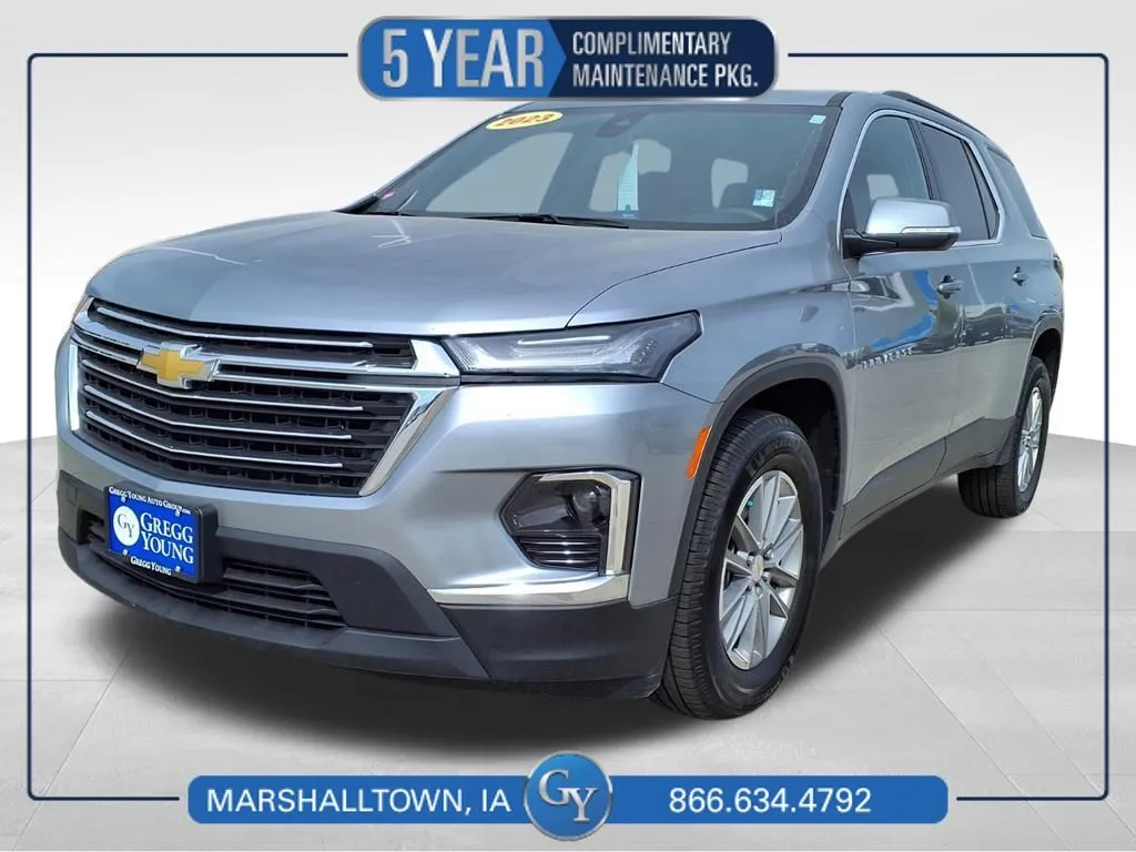 Gray 2023 Chevrolet Traverse LT for sale in Marshalltown, IA