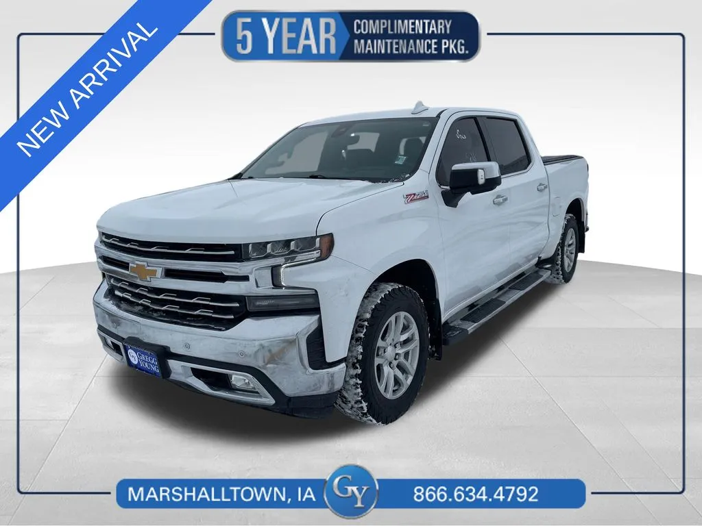 White 2021 Chevrolet Silverado 1500 LTZ for sale in Marshalltown, IA