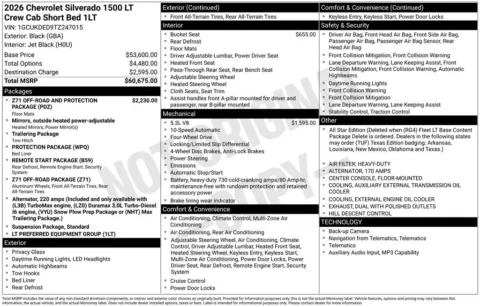 Photos of 2026 Chevrolet Silverado 1500 LT for sale in Marshalltown, IA at Gregg Young Chevrolet Marshalltown