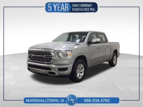 Silver 2023 Ram 1500 Laramie for sale in Marshalltown, IA