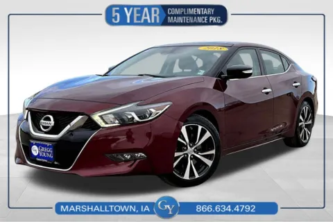 Red 2018 Nissan Maxima Platinum for sale in Marshalltown, IA