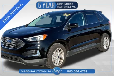 Black 2022 Ford Edge SEL for sale in Marshalltown, IA