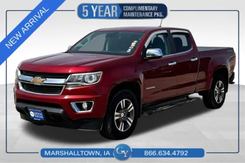Red 2018 Chevrolet Colorado LT for sale in Marshalltown, IA
