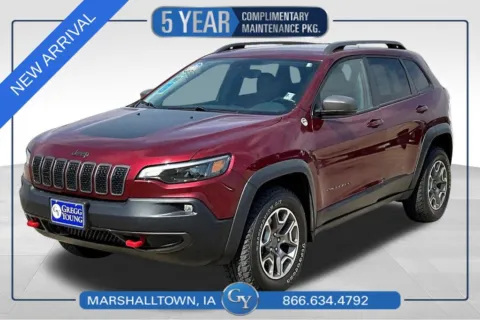 Red 2021 Jeep Cherokee Trailhawk for sale in Marshalltown, IA