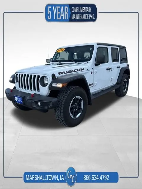White 2022 Jeep Wrangler Unlimited Rubicon for sale in Marshalltown, IA