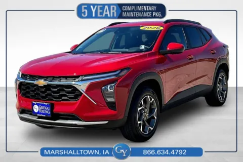 Red 2026 Chevrolet Trax LT for sale in Marshalltown, IA