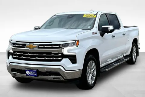 White 2023 Chevrolet Silverado 1500 LTZ for sale in Marshalltown, IA
