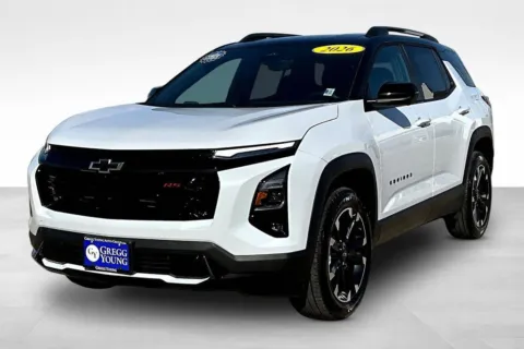 White 2026 Chevrolet Equinox RS for sale in Marshalltown, IA
