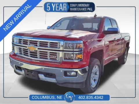 Red 2015 Chevrolet Silverado 1500 LTZ for sale in Columbus, NE
