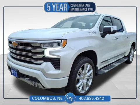 White 2022 Chevrolet Silverado 1500 High Country for sale in Columbus, NE