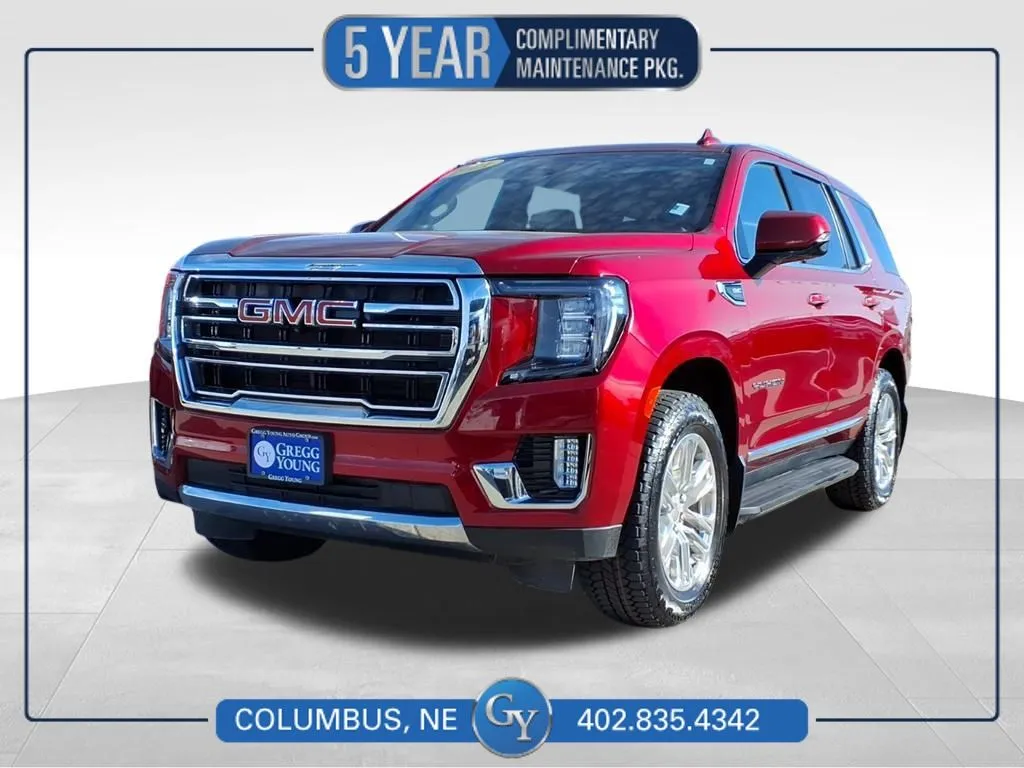 Red 2021 GMC Yukon SLT for sale in Columbus, NE