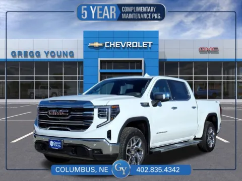 White 2026 GMC Sierra 1500 SLT for sale in Columbus, NE