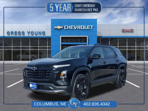 Black 2026 Chevrolet Equinox LT for sale in Columbus, NE