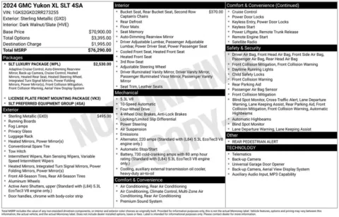 Photos of 2024 GMC Yukon XL SLT for sale in Columbus, NE at Gregg Young Chevrolet GMC of Columbus