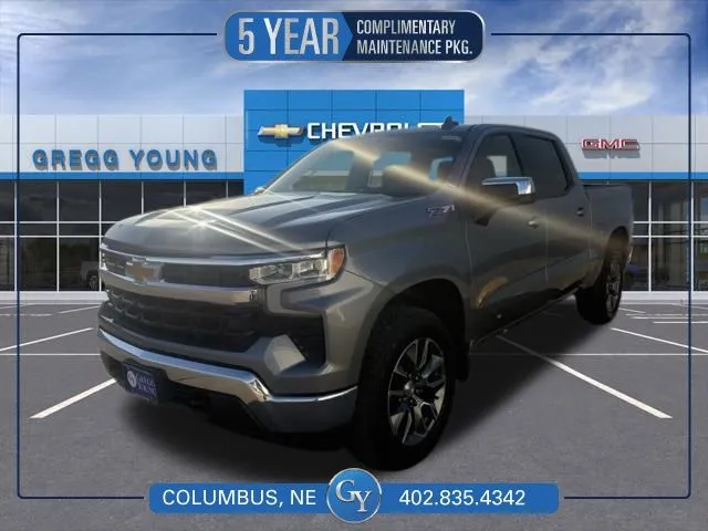 Gray 2026 Chevrolet Silverado 1500 LT for sale in Columbus, NE
