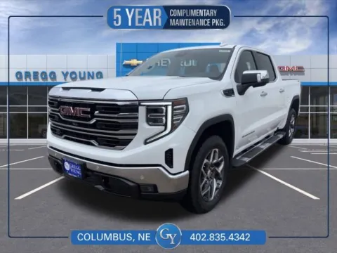 White 2026 GMC Sierra 1500 SLT for sale in Columbus, NE