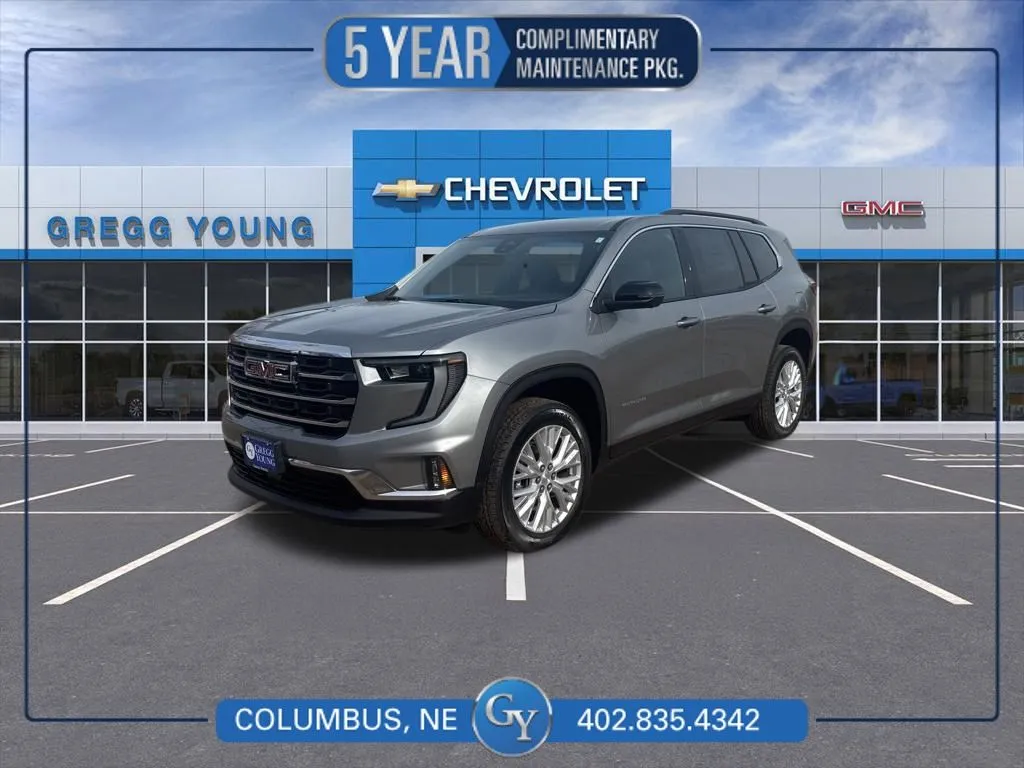 Gray 2026 GMC Acadia Elevation for sale in Columbus, NE