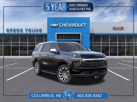 Black 2026 Chevrolet Tahoe Premier for sale in Columbus, NE