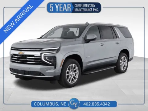 Gray 2025 Chevrolet Tahoe LT for sale in Columbus, NE