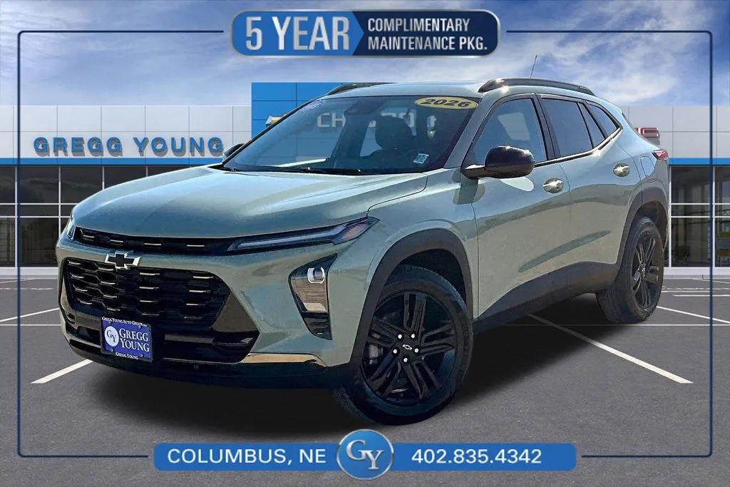 Green 2026 Chevrolet Trax ACTIV for sale in Columbus, NE