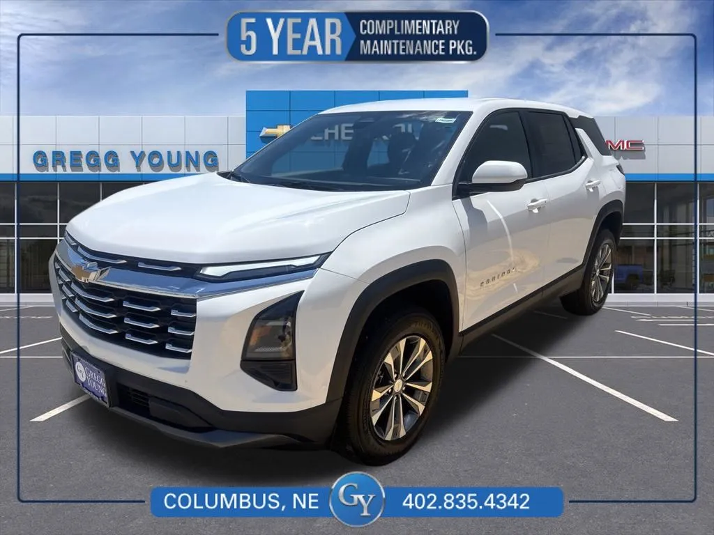 White 2026 Chevrolet Equinox LT for sale in Columbus, NE
