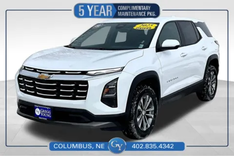 White 2025 Chevrolet Equinox LT for sale in Columbus, NE